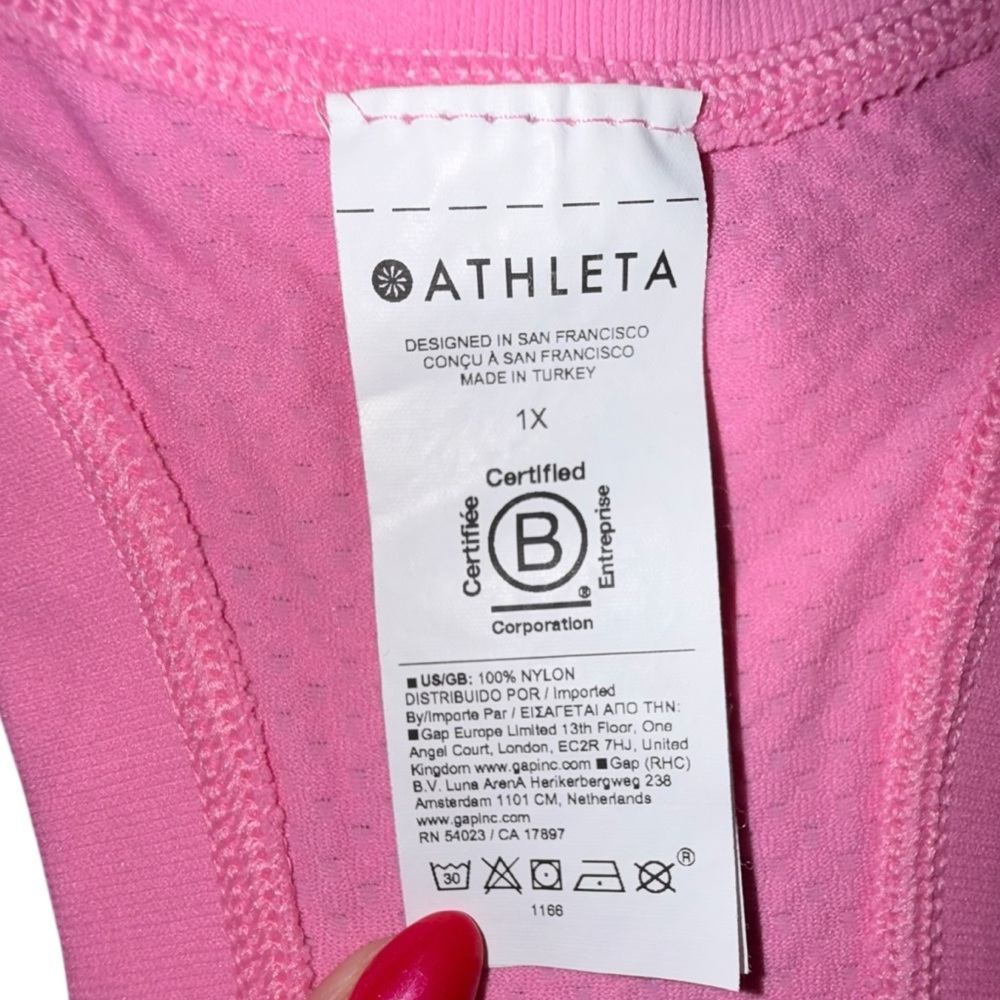 ATHLETA Momentum Seamless Tank - Plus 1X Raphanus Pink - Picture 7 of 9